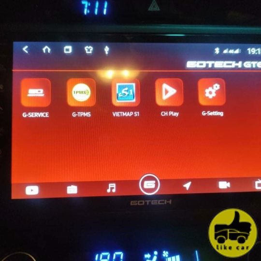 INNOVA 2019 NÂNG CẤP MÀN HÌNH DVD GOTECH GT6 